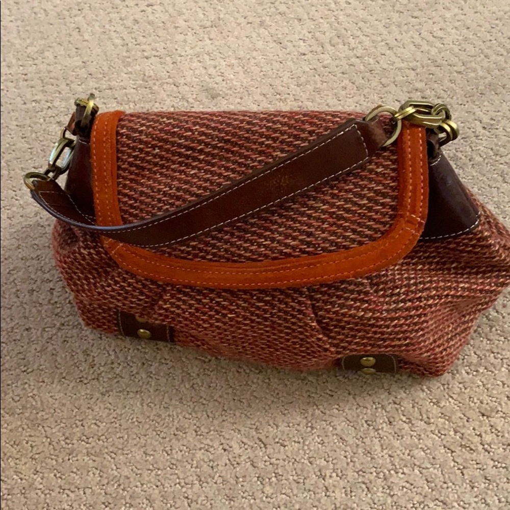 Tweed Fossil purse